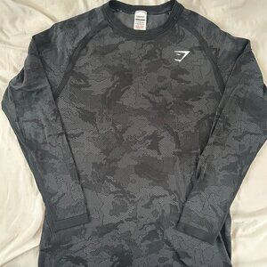 Gymshark Geo Seamless Long Sleeve T-Shirt